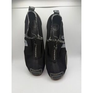 Merrell Barrado Black Mesh Zip Up Slip On Sneakers Womens 6.5 J73426 Casual Shoe